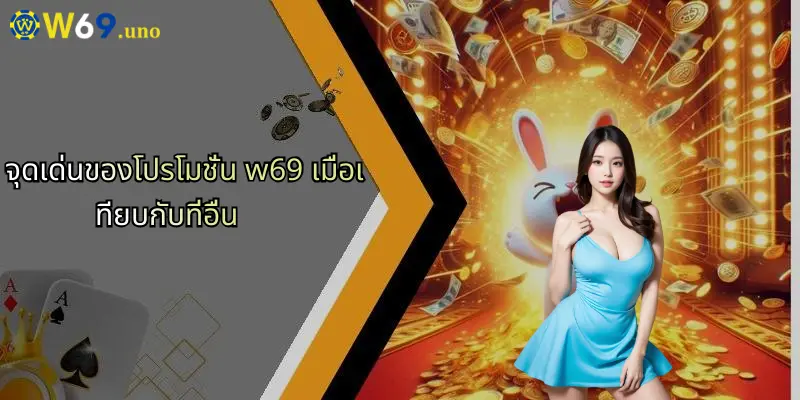 โปรโมชั่น W69: เจาะลึกข้อเสนอและสิทธิประโยชน์สำหรับสมาชิกใหม่และเก่า 2 จุดเด่นของโปรโมชั่น w69 เมื่อเทียบกับที่อื่น