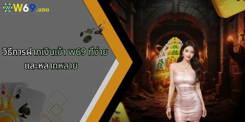 ฝากเงินเข้า W69: ขั้นตอนง่ายๆ สำหรับเดิมพันออนไลน์ทันใจ 1 วิธีการฝากเงินเข้า w69 ที่ง่ายและหลากหลาย